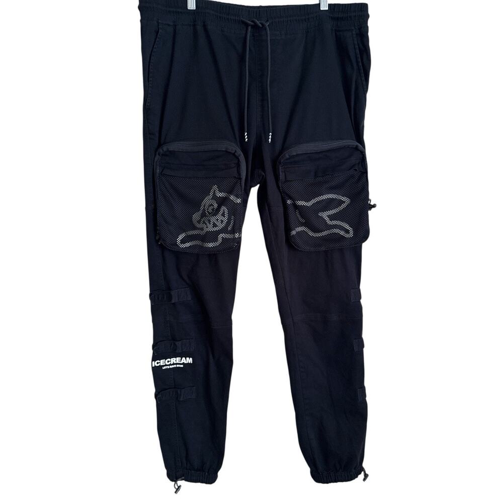 Ice Cream Softee Cargo Pants Mens Black Size 2X
